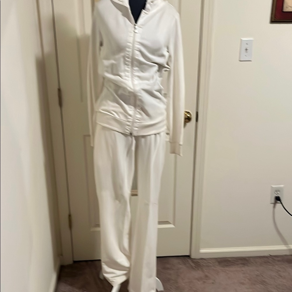 Cream Track Pants and Joggers Set with Relaxed Fit